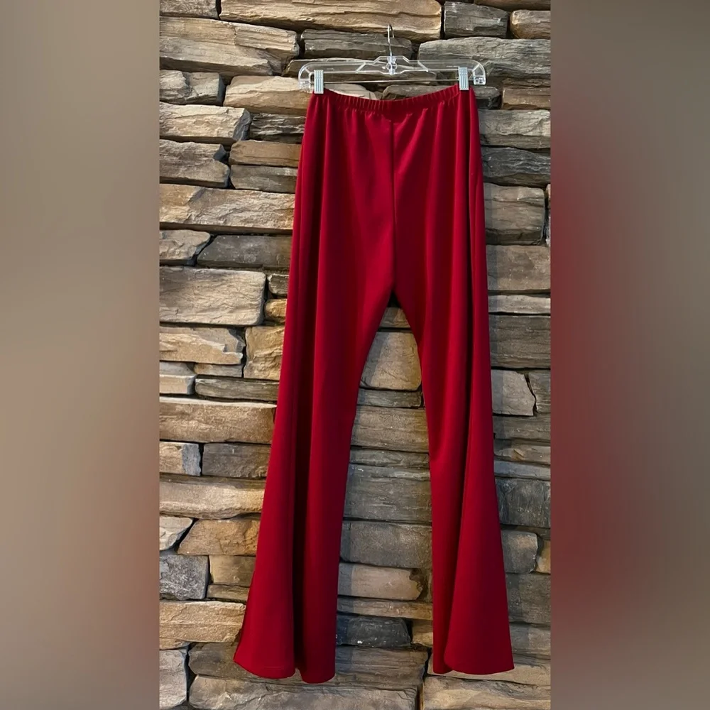 SHEIN Essnce Solid Color Casual Fashion Flared Pants Size M - Picture 4 of 9